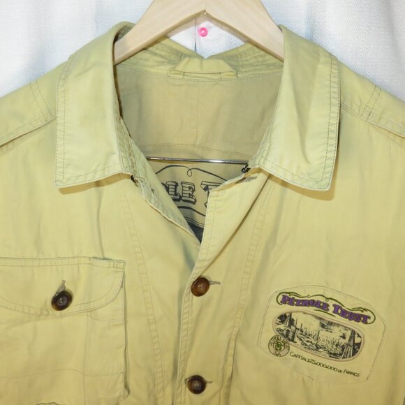 Daniel Hechter Petrole Trust Cotton Jacket Tan Long Sleeve Paris Chic Men's VTG - Picture 2 of 16